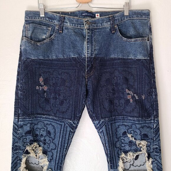 Levi's Made & Crafted 511 Slim Denim Jeans Made in Japan W38 Selvedge Boro - Picture 1 of 16